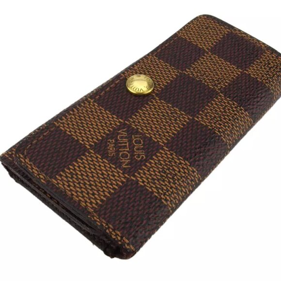 Louis Vuitton key case Damier beige Damier canvas Authentic used T18405 - Picture 4 of 9